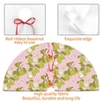 thumbnail image 4 of Yiaed Pears And Flower Print Christmas Tree Skirt , Tree SkirtsTree Mat for Christmas Winter Holiday Indoor Decorations-36", 4 of 7
