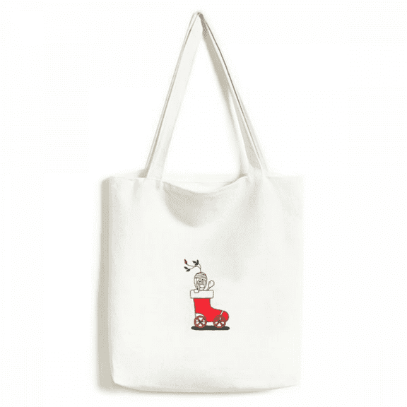 Horus mas Sleigh Flower Tote Canvas Bag Shopping Satchel Casual Handbag