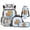 Cute Capybara, variant on Aplkyhs Cute Capybara School Backpack Set 4Pcs with Lunch Box Pencil Case Water Bottle Holder with Strap Portable Lunch Bag for Elementary Primary Middle School Bookbag