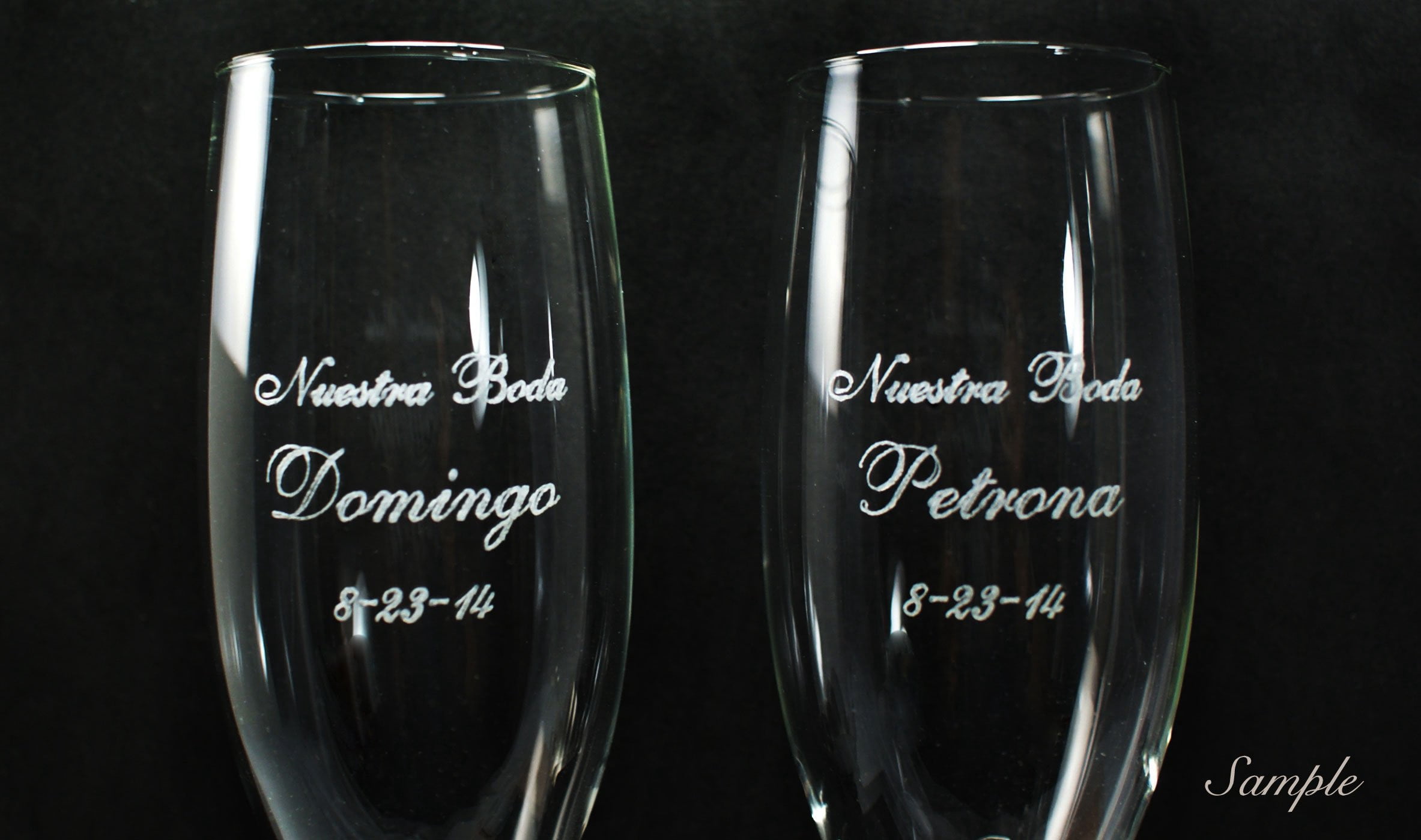 Crystal Wedding Toasting Flutes Champagne Sets Anniversary 900CL