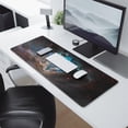 thumbnail image 2 of Reach for the Stars with our Large Mouse Pad - Non-Slip Rubber Base, Dazzling Galaxy Design, Stitched Edges. Perfect as a Keyboard Mat and Desk Pad - 31.5x11.8in., 2 of 7
