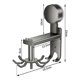 thumbnail image 3 of Rotatable Wall Hook Aluminum Alloy Storage Hook with Suction Cup No-Drill Wall Hanging Hook for, 3 of 5