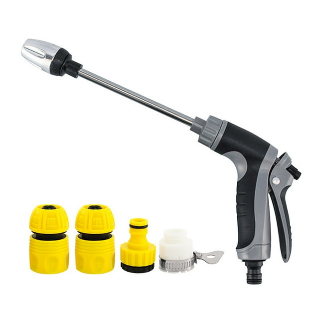 Waterblitz Pressure Washer Nozzle - High Pressure Water Gun with 360° Rotation & Several Spray Modes, Turbo Washer Attachment for Garden Hose, Car Washing, Patio & Courtyard Cleaning
