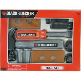 Lot 74 Black & Decker Toy Kid Tools Accessories Tool Box Workshop