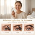 thumbnail image 4 of Waterproof 4-Tip Microblading Eyebrow Pen for Busy Women & Makeup Lovers, Natural Hair-Like Strokes All Day, Smudge-Proof & Long-Lasting(Dark Brown, 1PC), 4 of 7