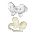 thumbnail image 4 of 50 unids/set herramienta de anillo de uñas postizas para exhibición de esmalte de uñas de mariposa (transparente) Likrtyny  Cuidado Belleza, 4 of 8