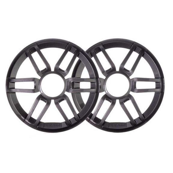 8" Gray Round Speaker Grill Cover Boat Accessory