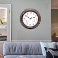thumbnail image 4 of Reloj de pared interior Colco termómetro e higrómetro negro, 4 of 7