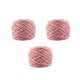 thumbnail image 1 of Bewildely 3 hilos de punto, suministros de costura de bolas de algodón, accesorios de bricolaje transpirables, coloridos, flexibles al tacto, Artesanía Rosa claro, 1 of 6