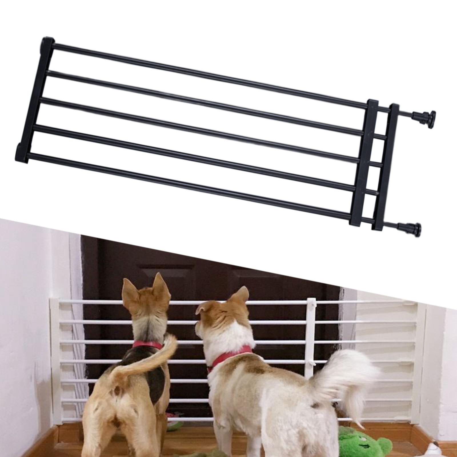 YWMJZEU Expandable Gate Barrier Stair Gate Pet Supplies Retractable Dog Gate Puppy Fence 39to60cmx36cm Black