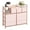pink, variant on 9-Drawer Storage Bedroom Dresser TV Stand with Built-in Charging Station, Multi-Functional for Kids Room & Apartments, Tall Organizer, Pink
