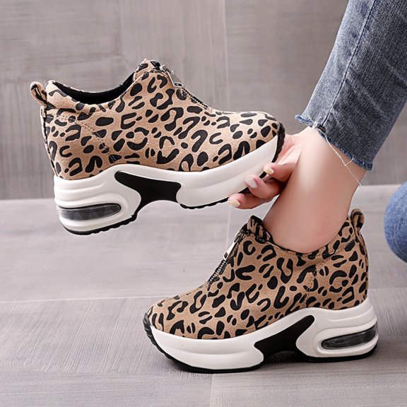 Wowcloth Women's Chunky Sole Sneakers – Elevated Comfort Slip-On with Versatile Minimalist Design for Casual Everyday Wear
