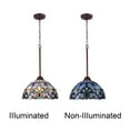 thumbnail image 6 of Tiffany Pendant Light 12 Inches for Kitchen Island Dining Room Traditional Handicrafts Antique Stained Glass Hanging Light, 6 of 6