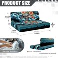 thumbnail image 7 of XYZCANDO Aztec Sea Turtle RV Dinette Cushion Covers Couch Cushion Covers Universal Camper Accessories Washable Furniture Covers for Sofa and Loveseat 1 Backrest Cover and 1 Bench Cover Blue, 7 of 7
