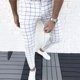 thumbnail image 1 of Pantalones largos de poliéster para hombre, moda informal, con bolsillos, botones en la cintura, para hombre, 1 of 6