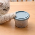 thumbnail image 5 of Silicone Pet Food Storage Container 8.2cm, Microwave and Freezer Safe Sealed Lid for Cat Wet Food, Airtight Mini Food Container for Fridge Storage, Reusable Food Grade Container for Pets, 5 of 7