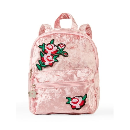 Limited Too Embroidered Velvet Mini Backpack