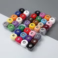 thumbnail image 1 of Vaidha 10 Colors 12 Colors 16 Colors Lace Stitch Thread Hand Ball Artificial Silk Solid Color Embroidery Thread Box, 1 of 7