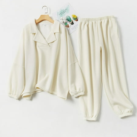 

Fiudx Women s Fleece Pajama Keep Warm Nightgown Thickening Home Service Home Clothes New Releases 760