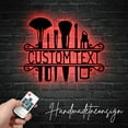 thumbnail image 2 of Handmadetneonsign Personalized Make Up Salon Metal Wall Art LED Light - Custom Beauty Salon Sign Decor, 2 of 5