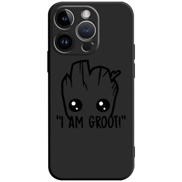 Marvel Groot-Funda de silicona para iPhone, Funda para iPhone SE 14 Plus 7 8 6S 11 XR XS X 12 Mini 13 Pro Max 14Pro 13pro 8 + 7 + 7plus Fivean unisex