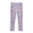 thumbnail image 4 of joogoo Girls' Leggings Retro Jellyfish Yoga Pants 5T, 4 of 8