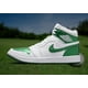 thumbnail image 2 of Ni - ke Ni - ke Air Jordan 1 High G White Pine Green Metallic DQ0660-130 Men's Golf Shoes, 2 of 5