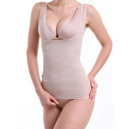 

Sinhoon Women s Firm Control Seamless Shapewear Torsette Waist Cincher Corset WYOB Shaping Cami Body Shaper
