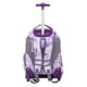 thumbnail image 4 of Mochila con ruedas Travelers Club corbata morada 18 pulgadas resistente al agua, 4 of 9