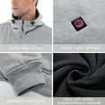 thumbnail image 5 of SAILWIND Men's Lightweight Heated Jacket Water Packable Heated Hooded Hoodie, 5 of 8
