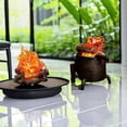 thumbnail image 4 of Calcifer Night Light Desktop Home Decoration Cartoon Candlestick Sleeping Light, 4 of 4