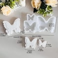 thumbnail image 4 of Inteprter Trío del molde del silicón de la mariposa del gel de silicona para Pascua que adorna el molde del silicón de tres mariposas Kits para hacer velas, 4 of 4