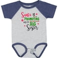 thumbnail image 3 of Inktastic Santa is Promoting Me to Big Sister Girls Baby Bodysuit, 3 of 5