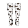 thumbnail image 6 of Honeii Dachshund Dog Print Calf Socks Sports Socks Seamless Toe, Trouser Socks,Knee High Long Socks for Women and Men-One Size, 6 of 8