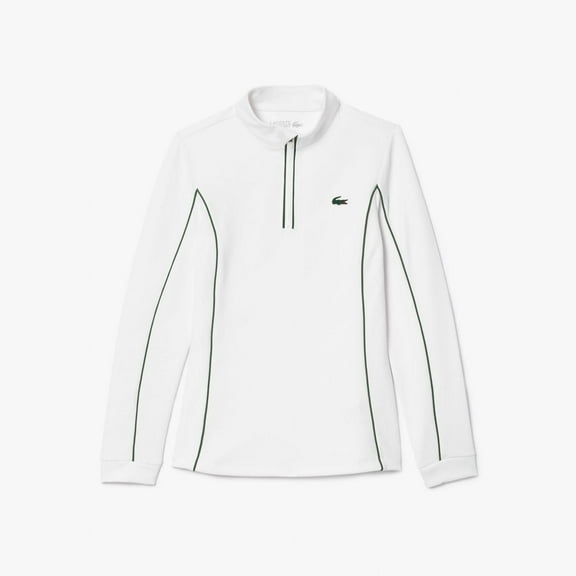Lacoste Womens Layered Slim Tennis Sweatshirt