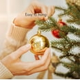 thumbnail image 6 of R’ND Toys Christmas Ornament Hooks – Christmas Tree Easy Snap Fastening Metallic Decorating String Hangers Ornament Hooks for Hanging Christmas Tree Decorations - Pack of 200 (Gold), 6 of 6