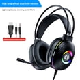 thumbnail image 6 of GJX Gaming Headsets with Microphone, Noise Canceling Wired Headphones with Colorful Led Light 7.1 Surround Sound Over-Ear Earphones for Pc Headset with Microphone for Pc, 6 of 8