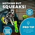 thumbnail image 5 of Outward Hound Durablez Stuffing-Free Squeaky Interactive Dog Toy, Tough Plush, Snake, Green, XXL, 5 of 6