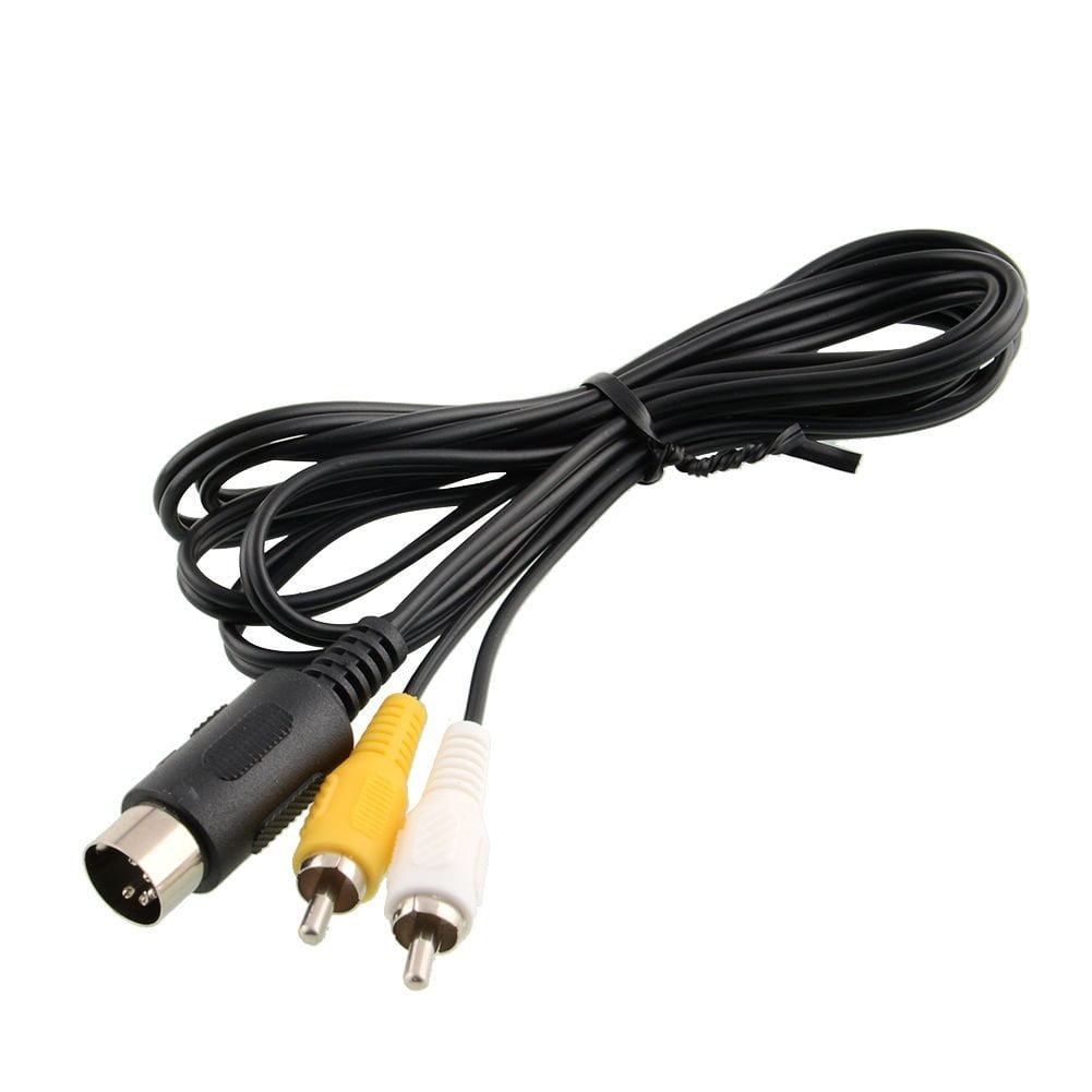 RUITROLIKER AV RCA Audio Video TV Adapter Cable for Genesis 1 Mega Drive Master System 1.8 Meters