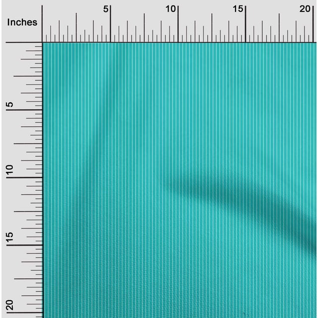 oneOone Coton Flex Turquoise Bleu Tissu Rayures Robe Tissu Tissu Imprimé par la Cour 40 Pouces Large-Lc