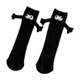 thumbnail image 1 of Holding Hands Socks for Couples Cute Kawaii Couple 3D Doll Socks for Sports Wear and Daily Wear, 1 of 5