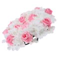thumbnail image 4 of Pink Silk Flower Candle Wreath for DIY Use Lightweight and Portable Adds Chic Decor Touch, 4 of 5