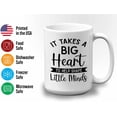 thumbnail image 3 of teacher Mug White 15oz - it takes a big heart to help shape little minds - Teacher's Day Appreciation Thank You Notes Valentine's Day Back to School Influencer Guru, 3 of 7