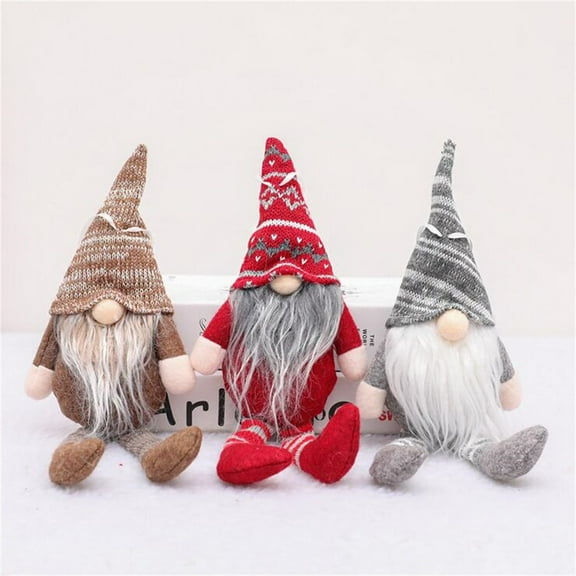 Christmas Tree Ornaments Swedish Handmade Tomte Gnomes Plush Santa Elf Scandinavian Gnome Hanging Ornaments Christmas Holiday Decor