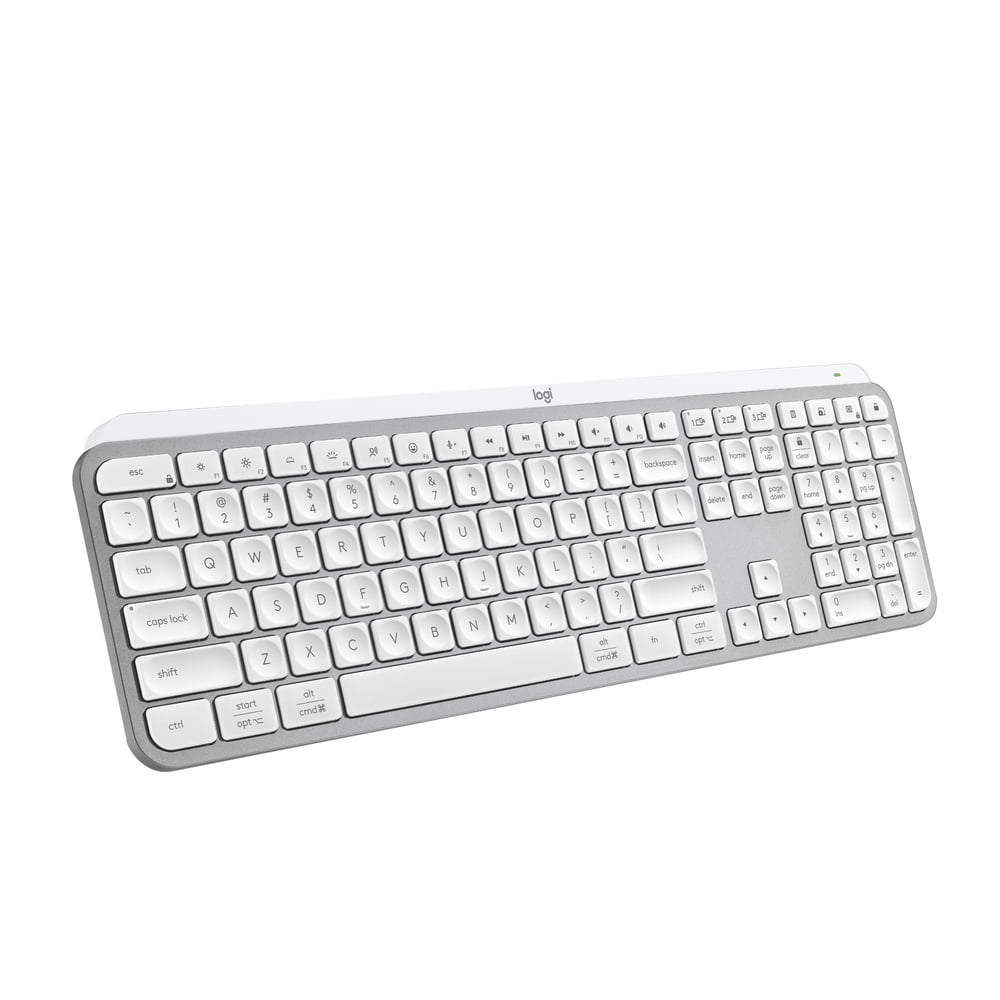 Logitech 920011559 MX Keys S Full Size Scissor Keyboard for PC and Mac - Pale Grey