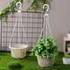 thumbnail image 4 of Maceta colgante para ventana, macetas colgantes, cestas colgantes para plantas al aire libre, 4 Uds., 4 of 6