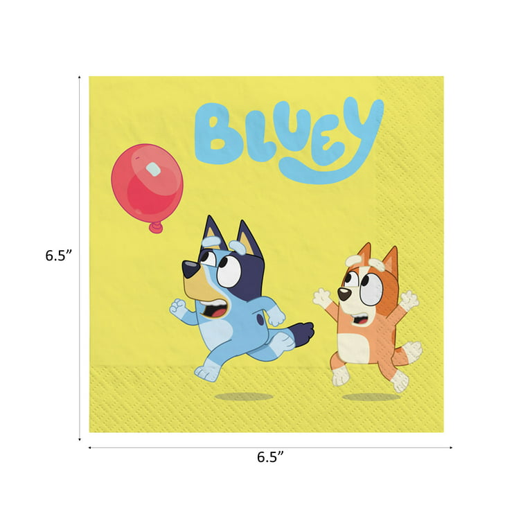 Bluey 4 Birthday Banner Personalized Party Backdrop Decoration 60 x 44 Inches