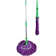 thumbnail image 1 of Telescopic MOP: Professional Heavy Duty Floor Cleaner, Easy Retraction Mop, Extendable Handle With Absorbent Microfiber Head, Multiple Superfic Cleaning Tool,A, 1 of 9