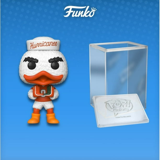 Funko Pop! Mascots: University of Miami - Sebastian the Ibis Vinyl Figure (+ Pop! Stacks Plastic