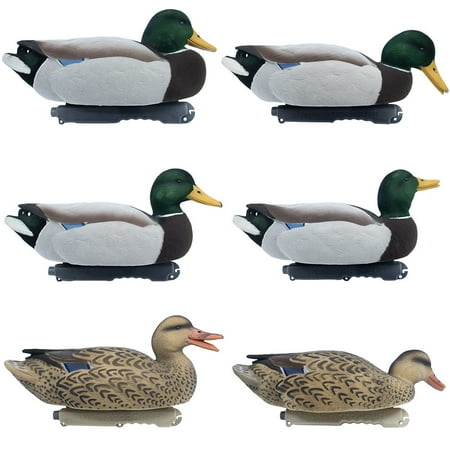 Final Approach Live Mallard Fully Flocked Floaters Decoy 6 Pack